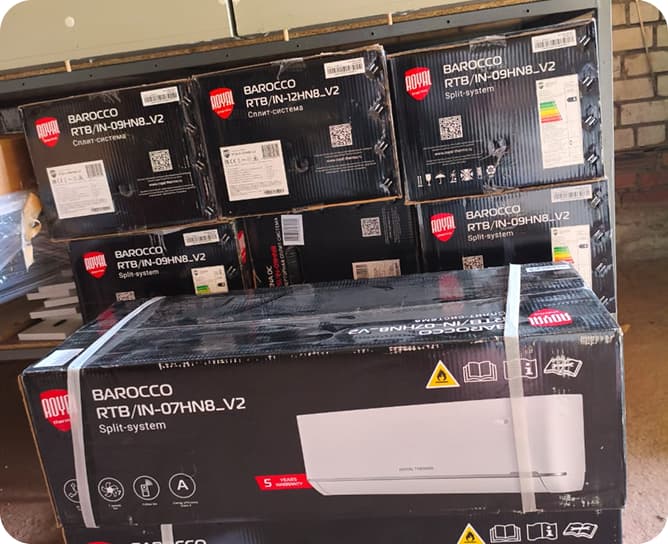 Сплит-система инверторного типа Royal Thermo Diamond DC RTDI-12HN8/Wi-Fi