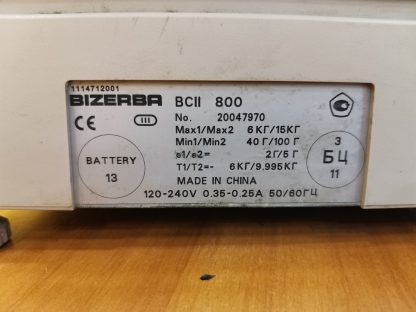 ВЕСЫ BIZERBA BC II 800 с печатью этикеток б/у