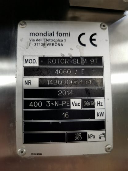 Печь ротационная MONDIAL FORNI ROTOR SLIM 9T б/у