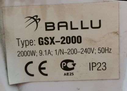 Сушилка для рук Ballu GSX-2000 б/у